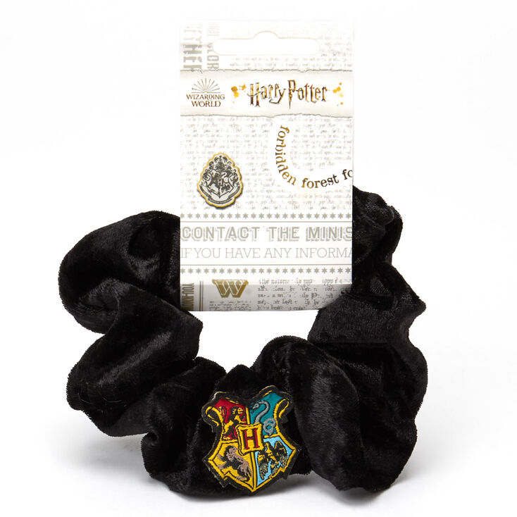 Harry Potter&trade; Hogwarts Velvet Scrunchie &ndash; Black,