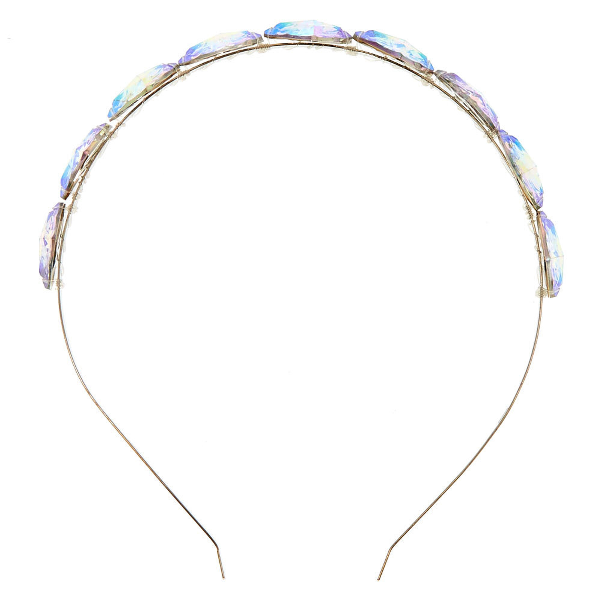 Iridescent Gem Headband | Claire's US