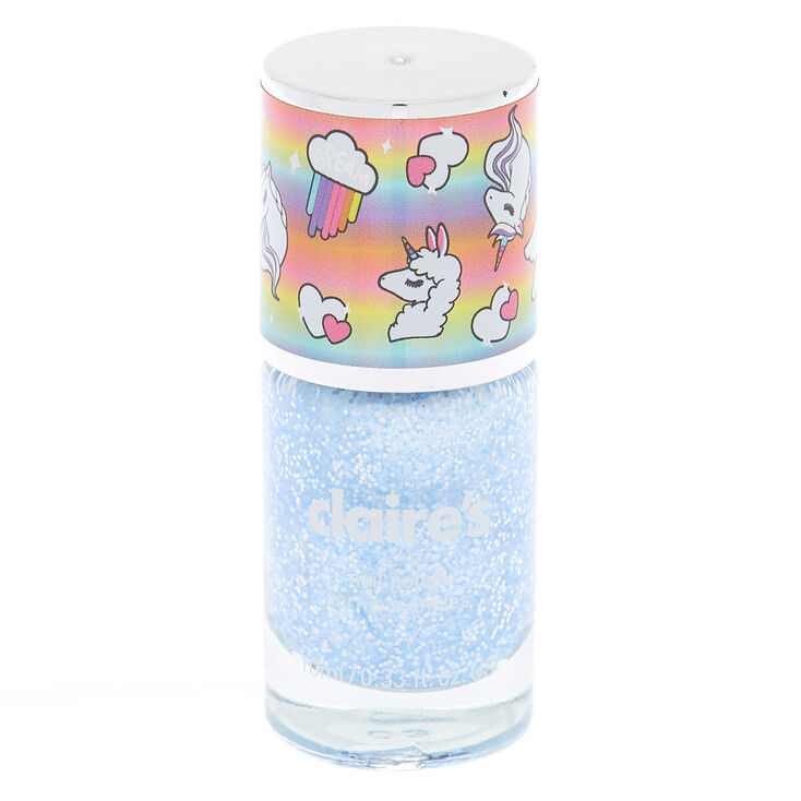Glitter Emoticon Nail Polish - Periwinkle,