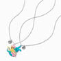 Best Friends Hugging Cat &amp; Rabbit Pendant Necklaces - 2 Pack,