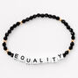 Equality Beaded Stretch Bracelet Set - 3 Pack,