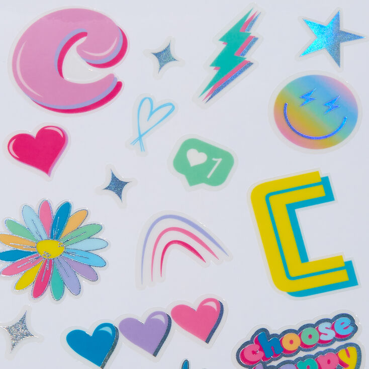 DIY &#39;C&#39; Initial Stickers,