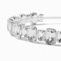 Silver-tone Chunky Rhinestone Headband,