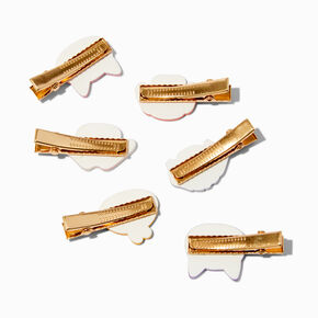 Claire&#39;s Club Rainbow Animal Face Hair Clips - 6 Pack,