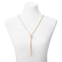 Gold-tone &amp; Silver Knotted Chain Long Pendant Necklace,