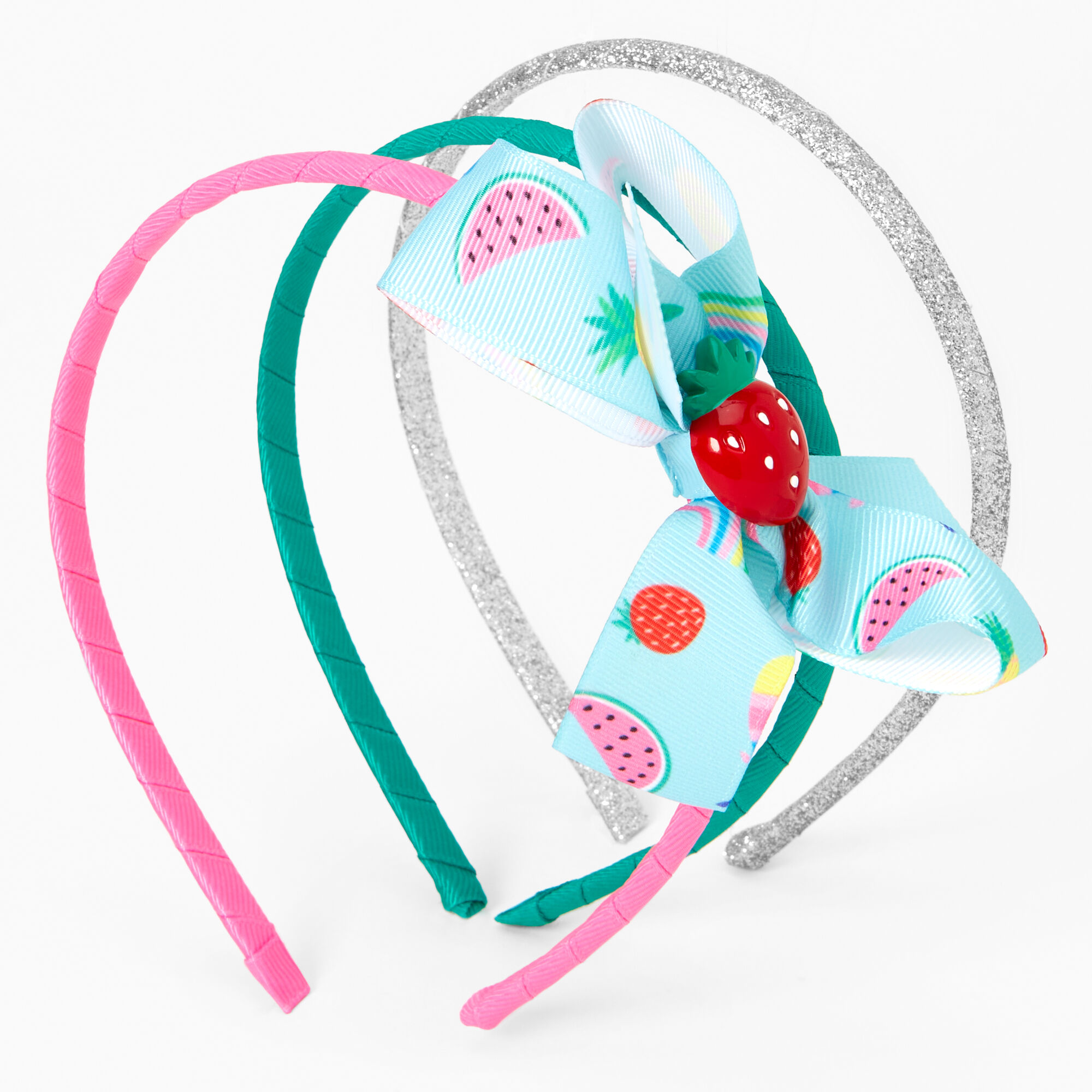 Claire's Serre-têtes fruit arc-en-ciel Claire's Club - Lot de 3