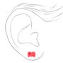 Silver Gamer Stud Earrings - 6 Pack,