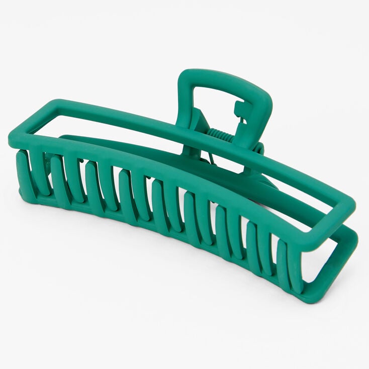 Moss Large Rectangle Hair Claw,