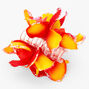 Yellow Orange Flower Hair Claw,