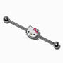 Hello Kitty&reg; Enamel Face 14G Industrial Bar,