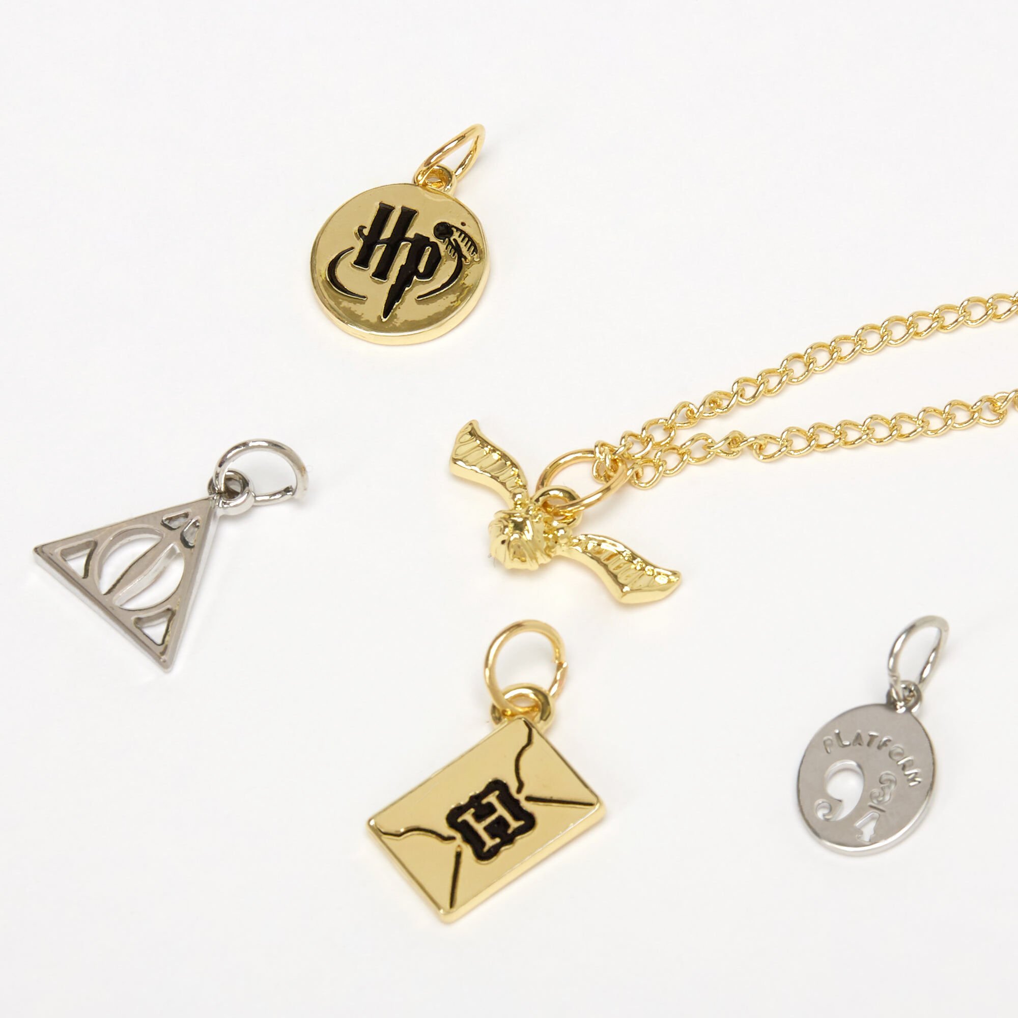 Harry Potter Multi Charm Necklace 5 Pack