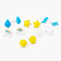 Weather Report Assorted Stud Earrings - 6 Pack,