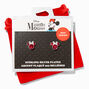 Disney Minnie Mouse Birthstone Sterling Silver Stud Earrings - July,