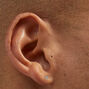 Rose Gold Cubic Zirconia Round Stud Earrings - 2MM,