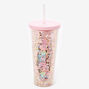 Water Goals Glitter Tumbler,