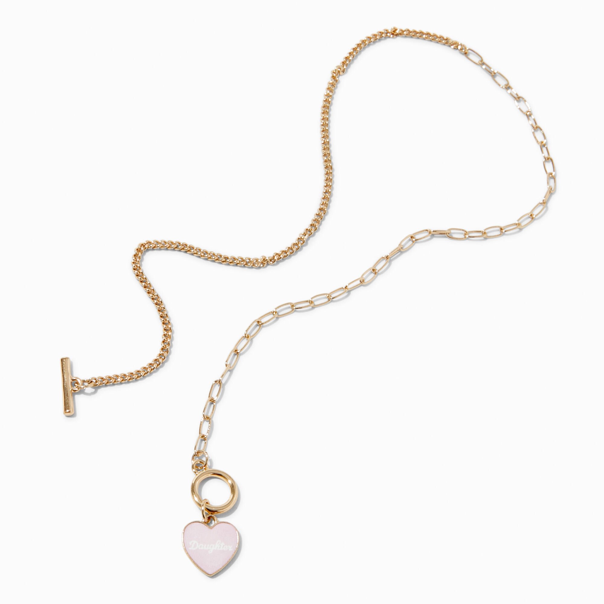 Mommy & Me Heart Toggle Pendant Necklaces - 2 Pack,