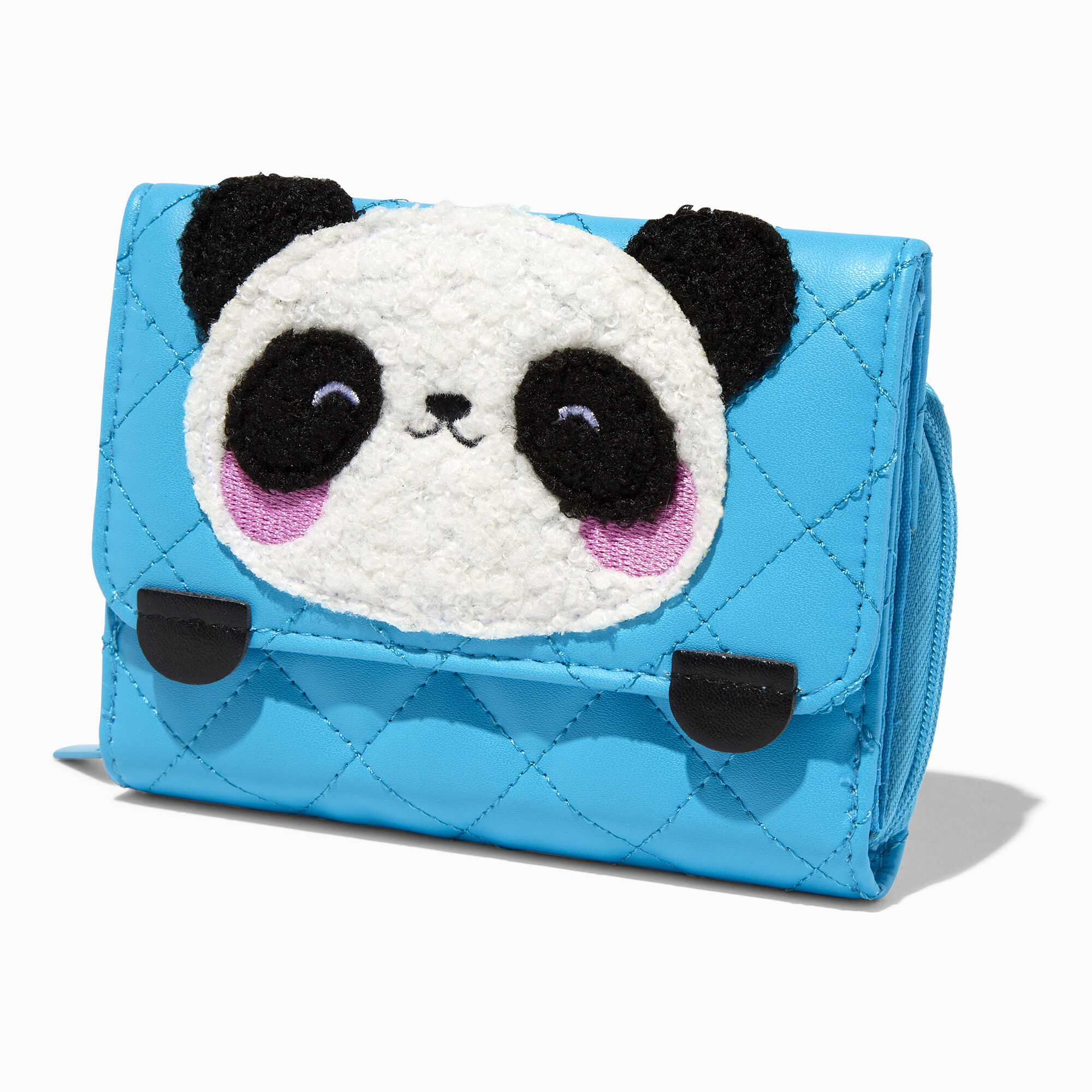 Claire's Porte-monnaie bleu panda 3D