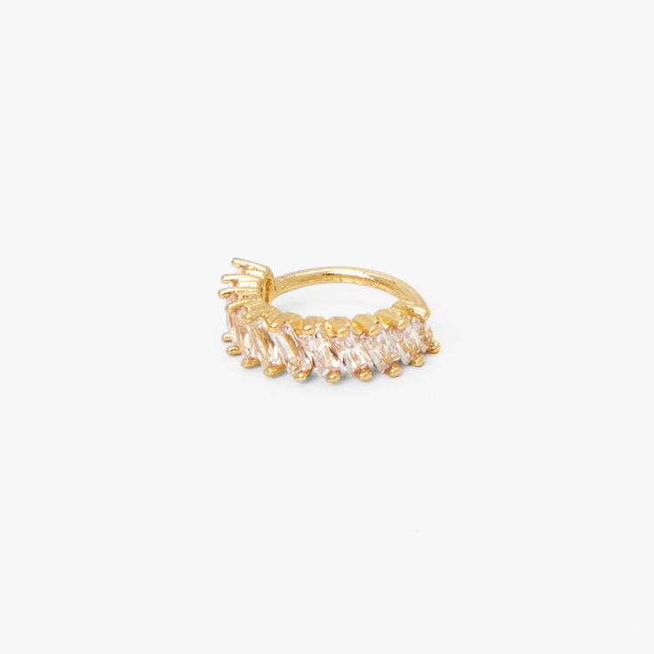 Gold Embellished Cartilage Hoop,