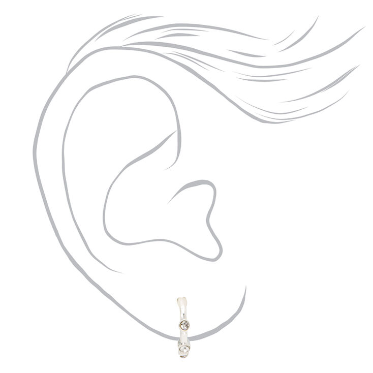 Mixed Metal Floral Love Earrings Set - 20 Pack,
