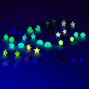 Neon  Glow in the Dark Stud Earrings - 20 Pack,