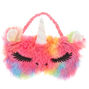 Furry Rainbow Unicorn Sleeping Mask,