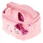 Claire&#39;s Club Plush Avery the Cat Makeup Bag - Pink,