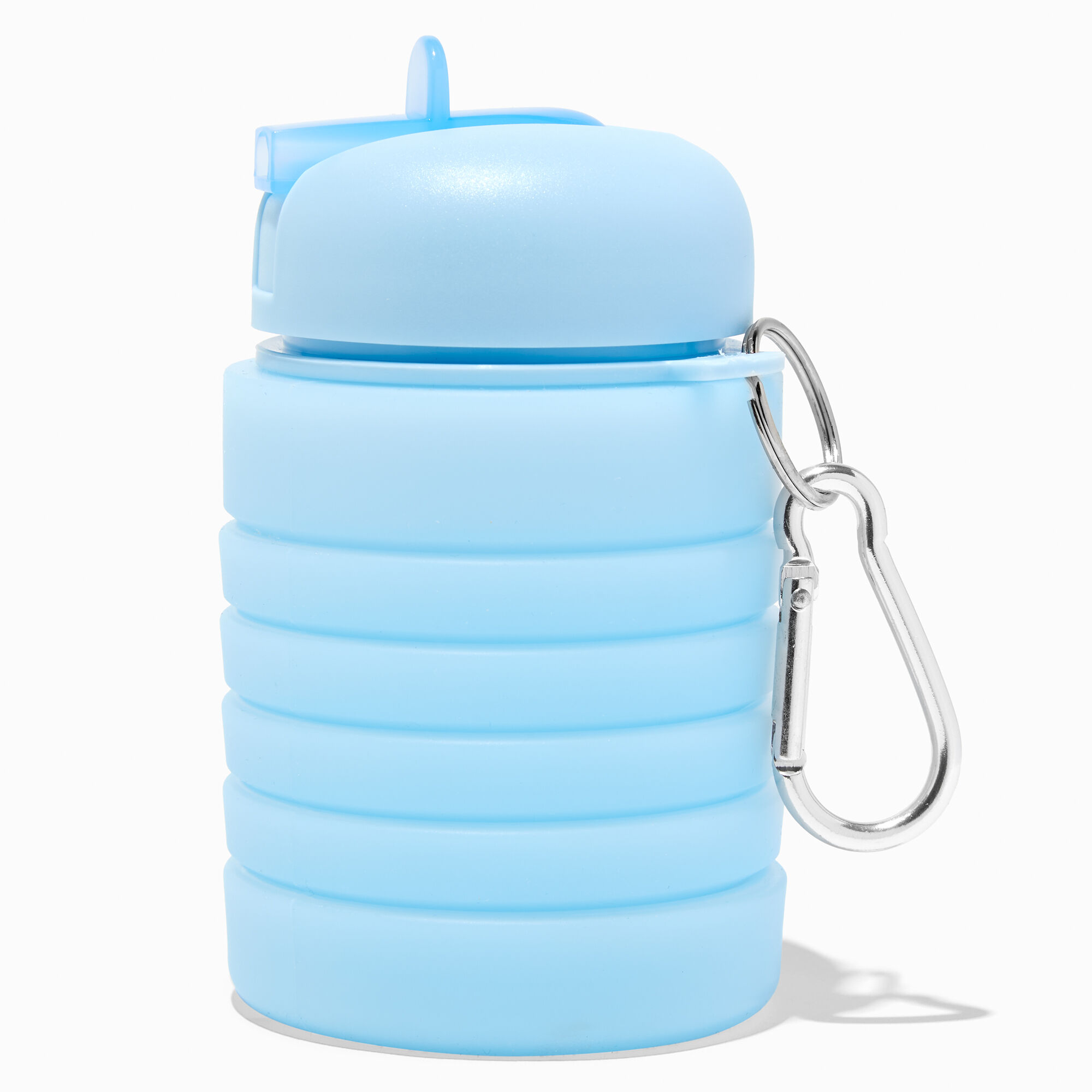 View Claires Collapsible Water Bottle Blue information