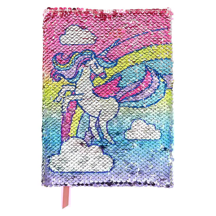 Claire's Journal intime donut Miss Glitter la licorne avec sequins réversibles