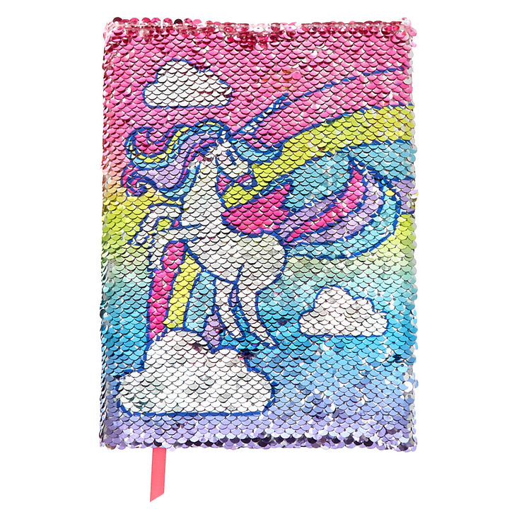 Claire's Journal intime donut Miss Glitter la licorne avec sequins réversibles