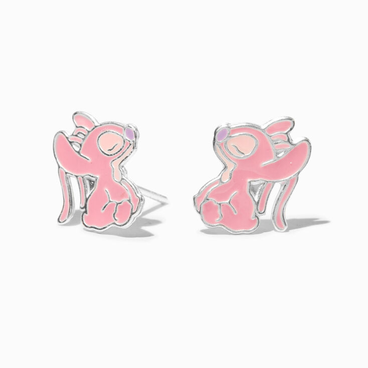 Disney Angel Sterling Silver Stud Earrings,