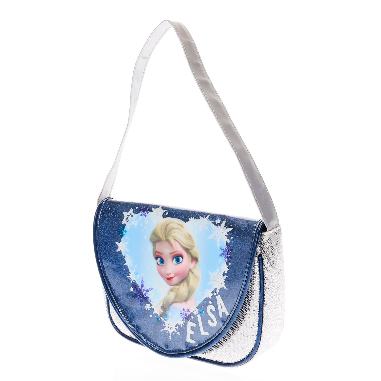 Silver Blue Frozen Elsa Handbag