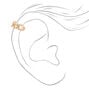 Gold Crystal Chain Ear Cuffs - 3 Pack,