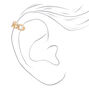 Gold Crystal Chain Ear Cuffs - 3 Pack,