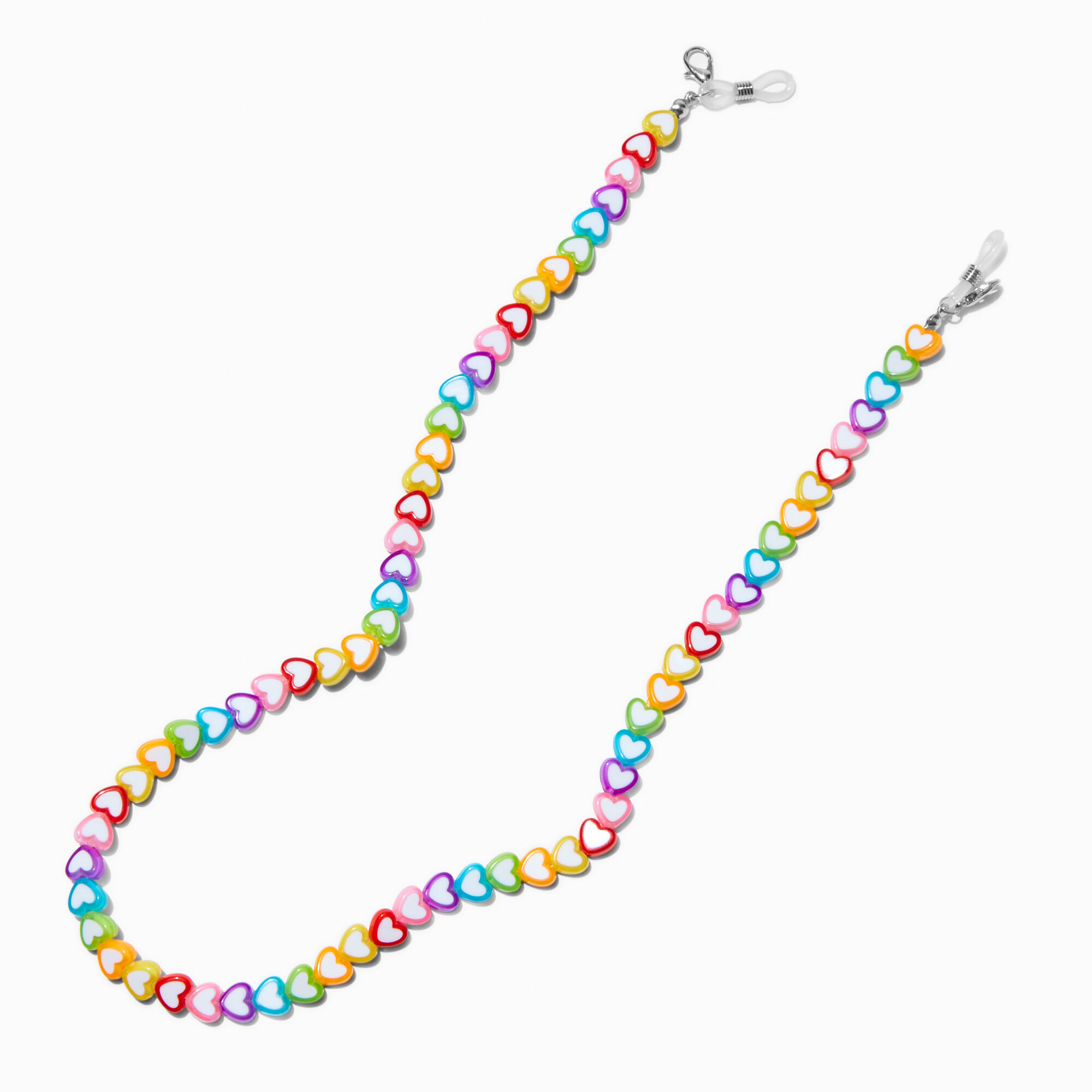View Claires Club Hearts Sunglasses Chain Rainbow information