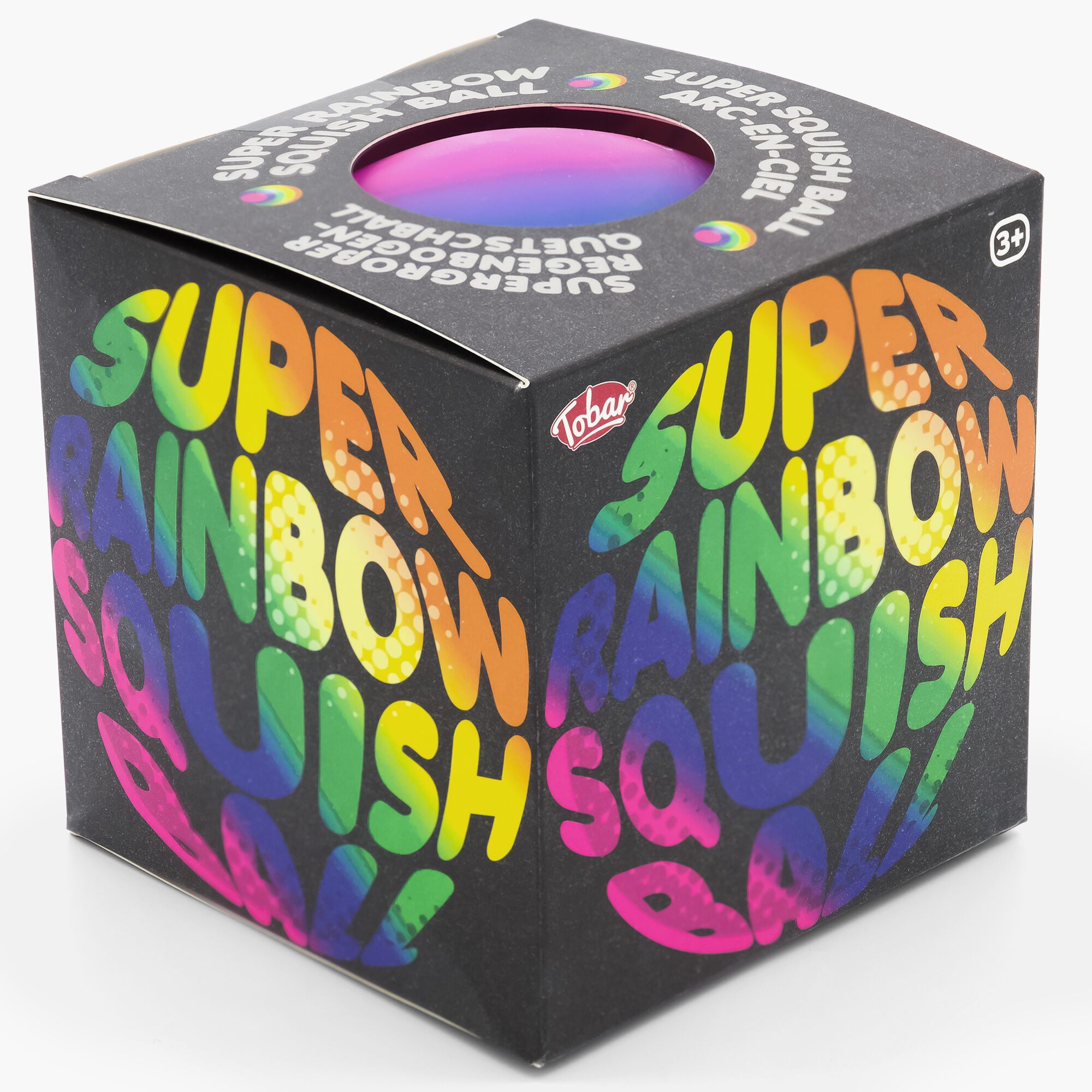 Claire's Jouet fidget boule anti-stress super arc-en-ciel