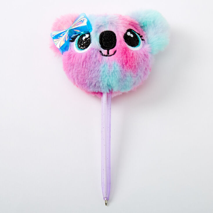 Stylo en peluche Kora le koala - Rose,