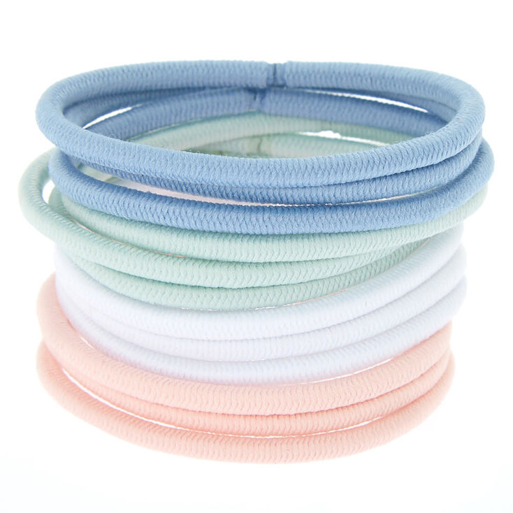 Claire's Lot de 12 jolis élastiques à cheveux pastel