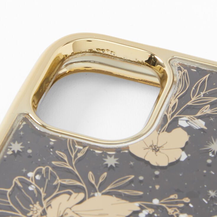 Coque de portable fleurs avec strass - Compatible avec iPhone&reg;&nbsp;11,
