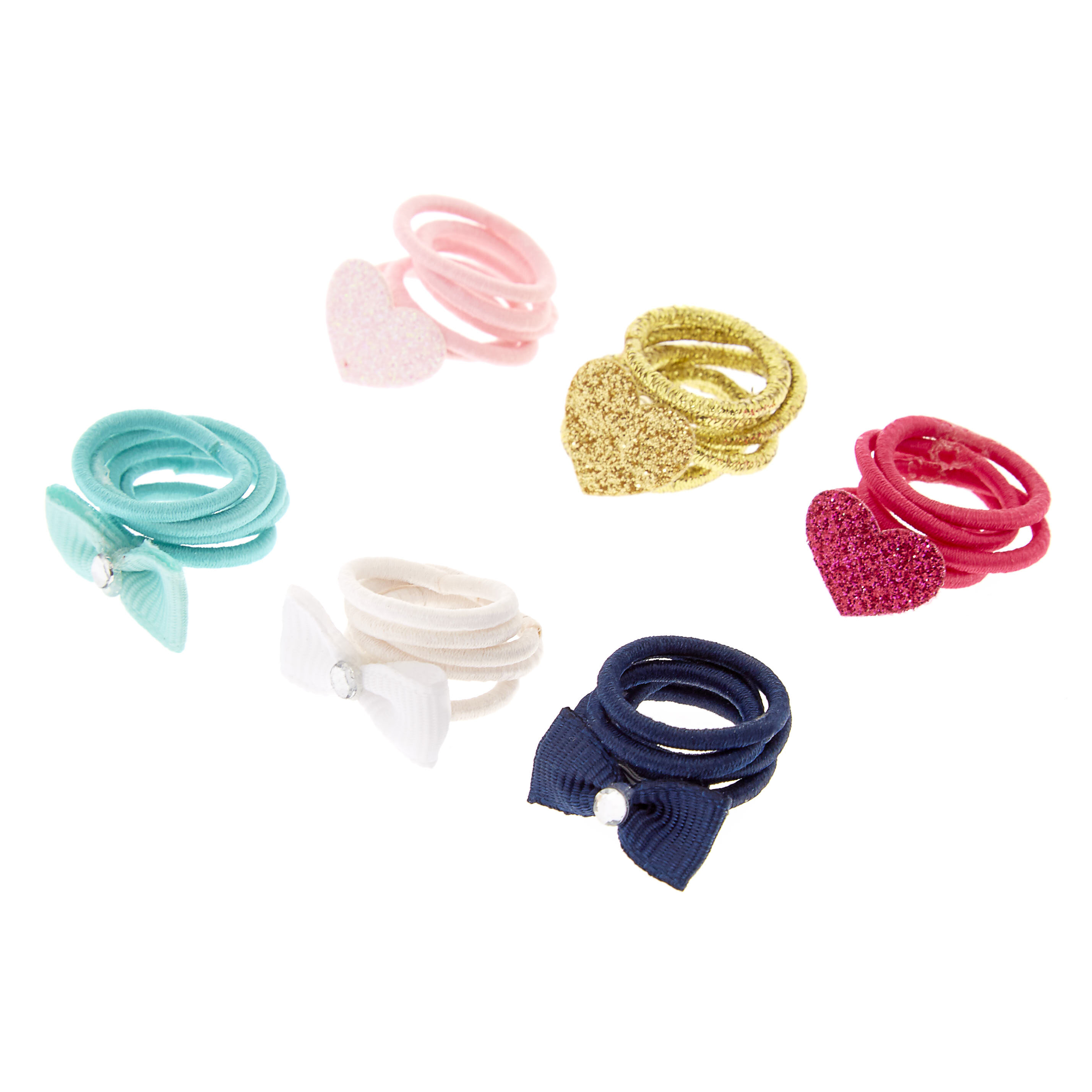 Claire's Club Mini Hair Bobbles - 30 Pack,
