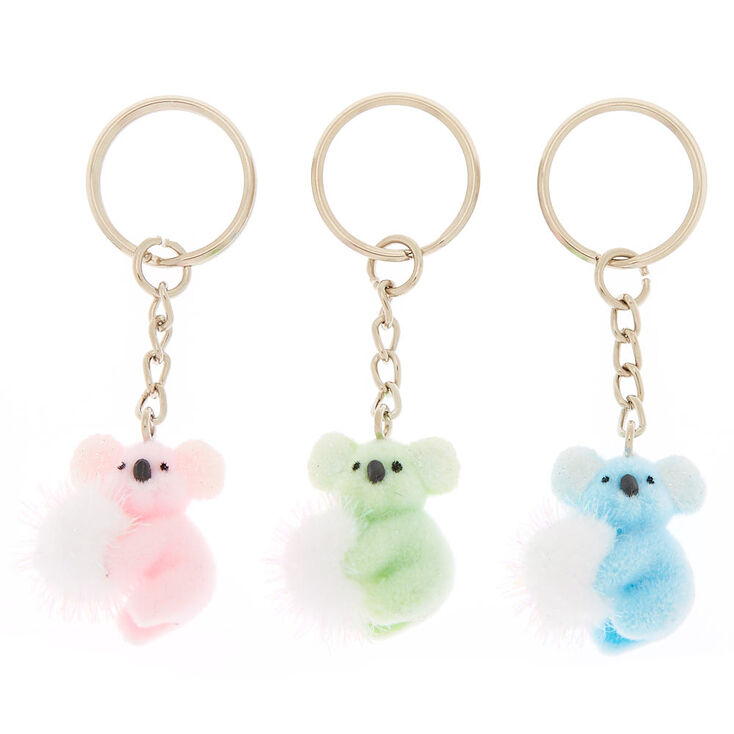 Best Friends Koala Pom Keychains - 3 Pack,