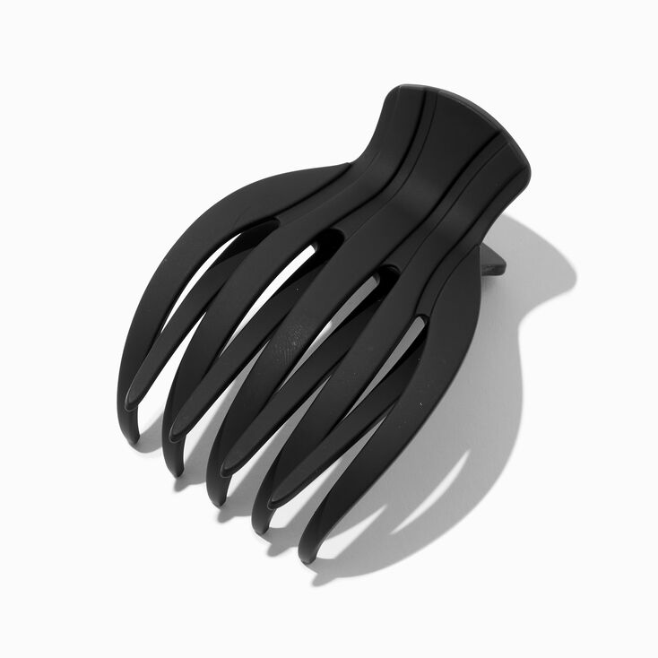Pince &agrave; cheveux de yoga XL noir mat,