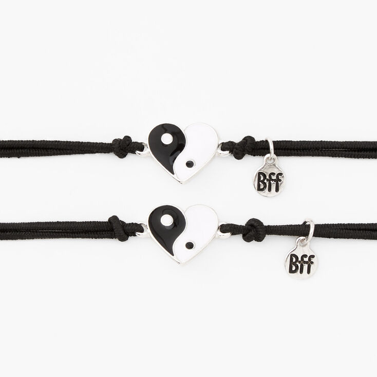 Yin Yang Best Friends Adjustable Bracelets - 2 Pack,