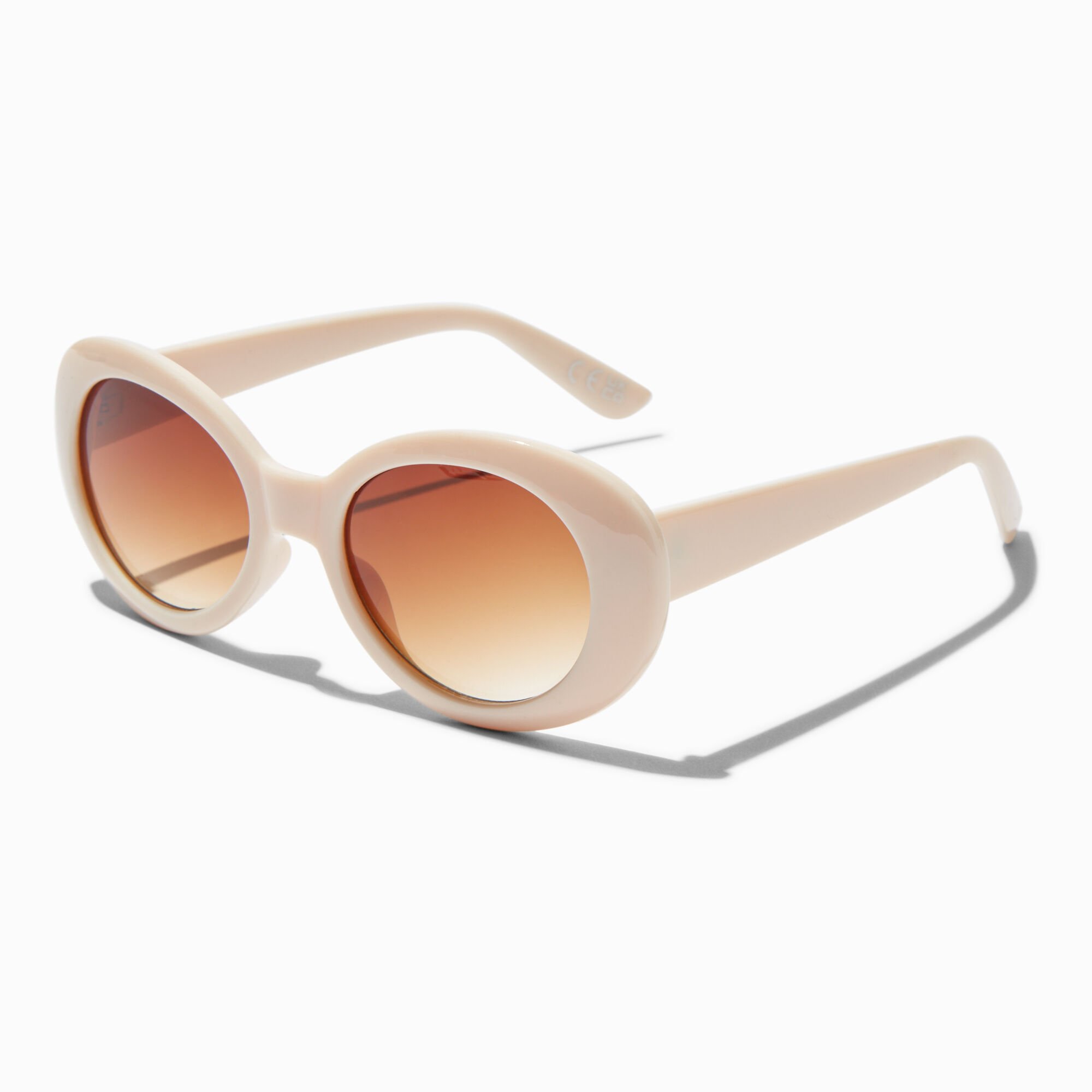 View Claires Chunky Nude Mod Sunglasses information