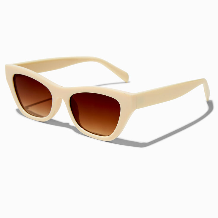 Ivory Cat Eye Sunglasses,
