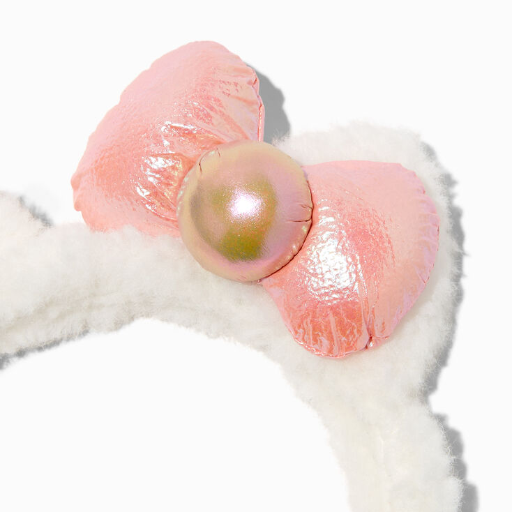 Hello Kitty&reg; 50th Anniversary Claire&#39;s Exclusive Plush Cat Ears Headband,