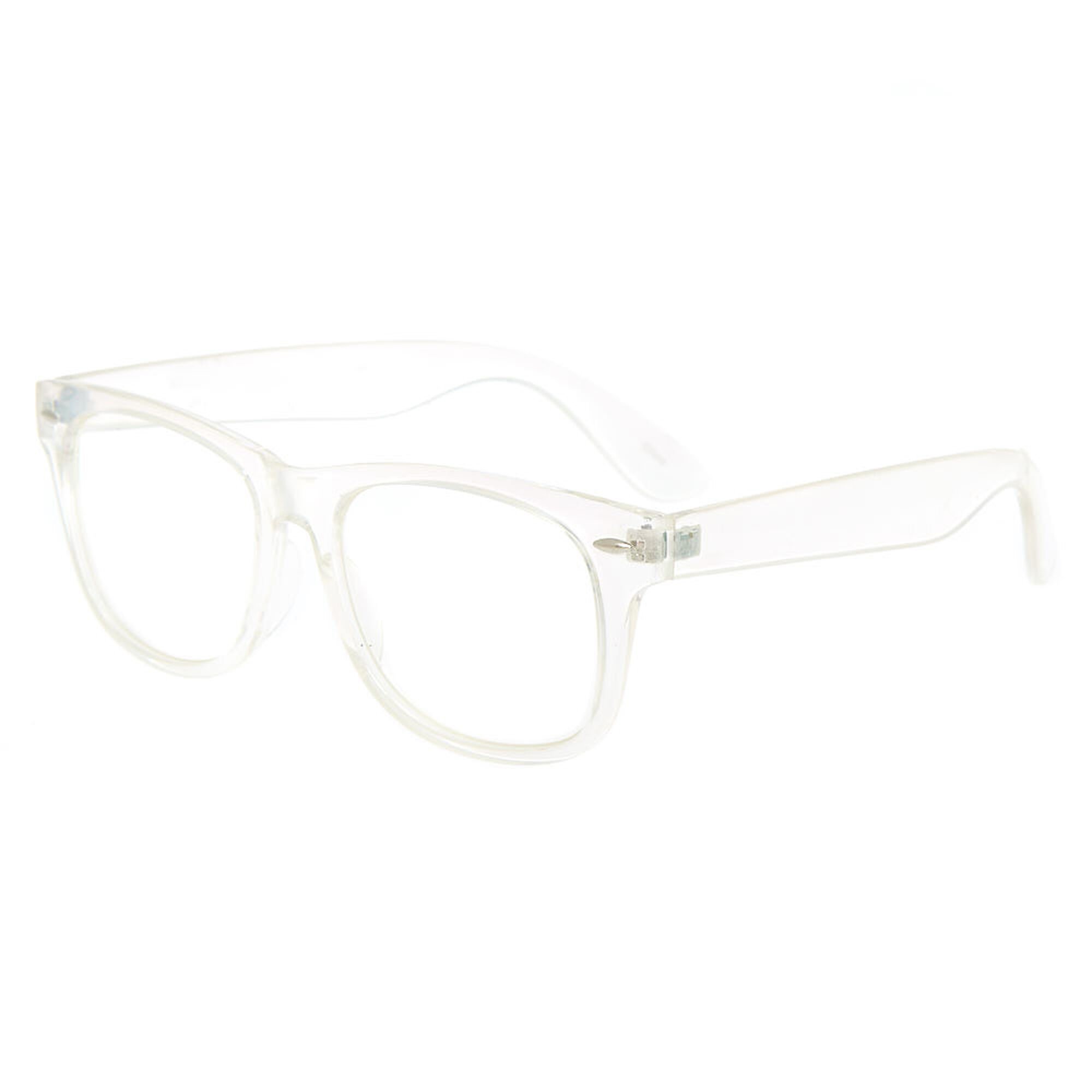 Clear fake on sale glasses