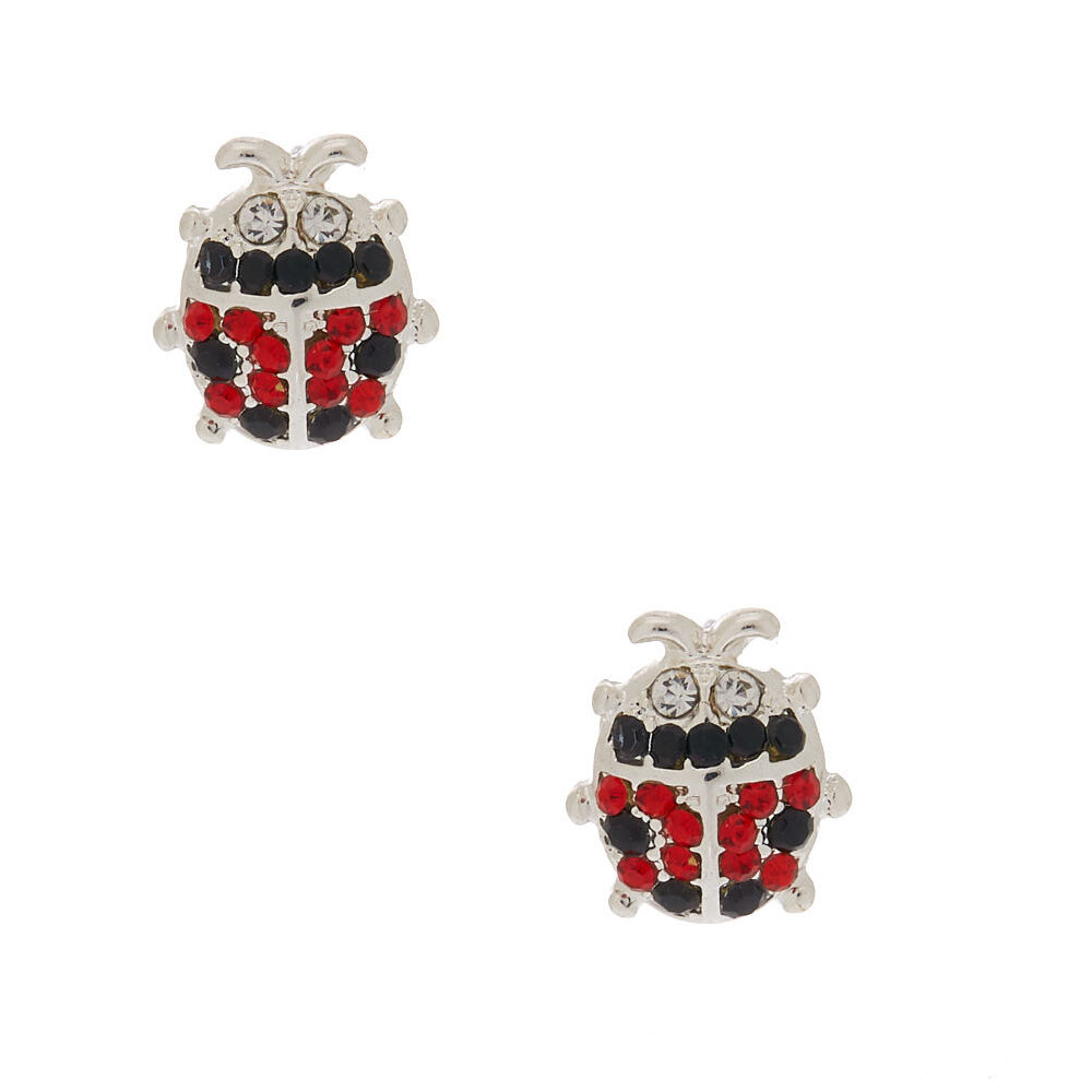 Claire's ladybug earrings hotsell