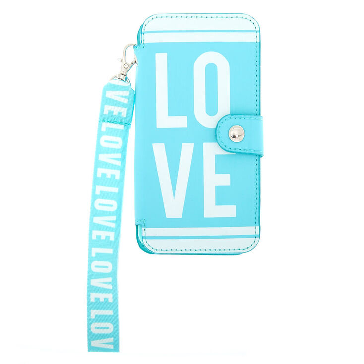 Love Folio Phone Case - Fits iPhone 6/7/8,