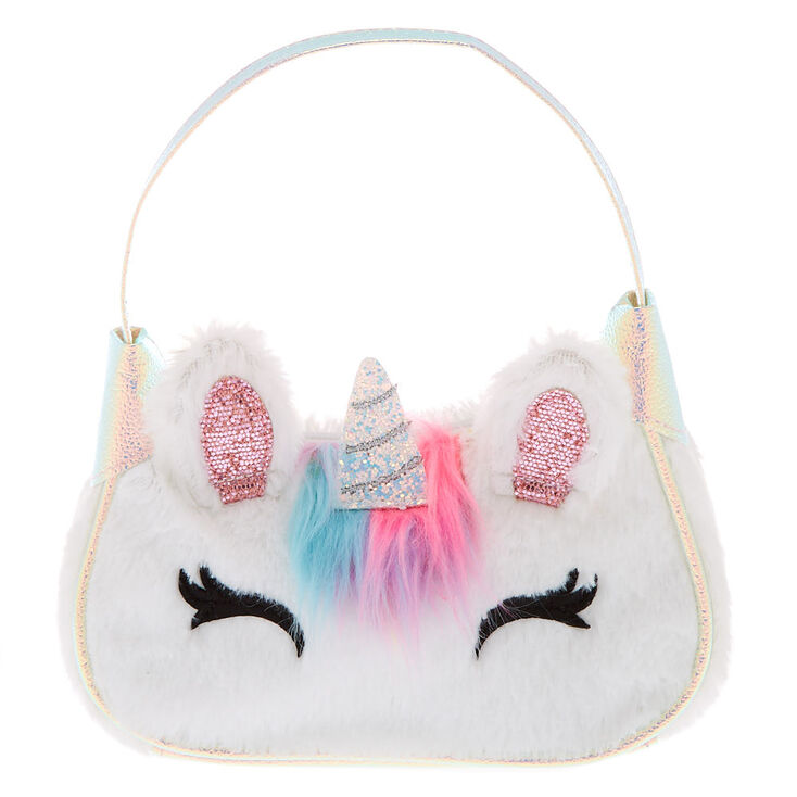 Sac &agrave; main licorne holographique du Club&nbsp;Claire&#39;s,