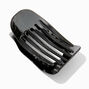 Matte Black Oval Yoga Hair Claw,